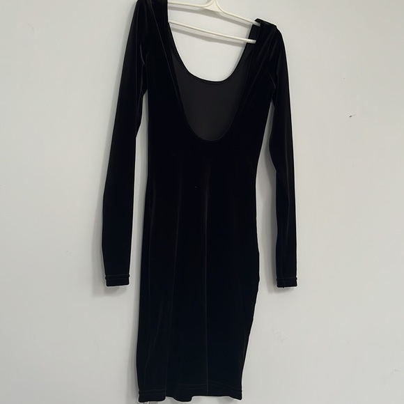 Velvet mini dress - Picture 4 of 6